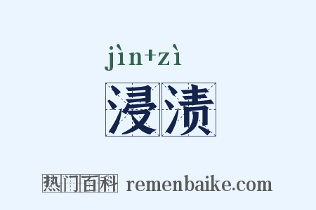 浸渍是什么意思的图片